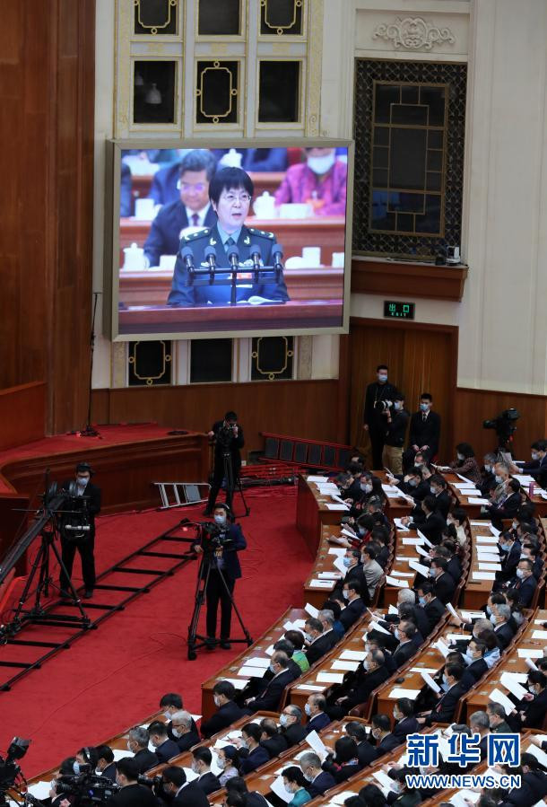 3月7日，全国政协十三届四次会议在北京人民大会堂举行第二次全体会议。新华社记者 李木子 摄