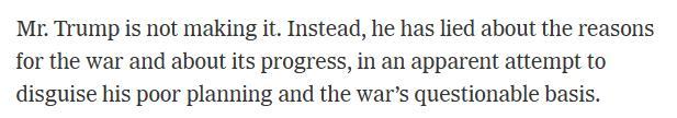 美媒称白宫对伊战争谎言连环翻车 自相矛盾引质疑