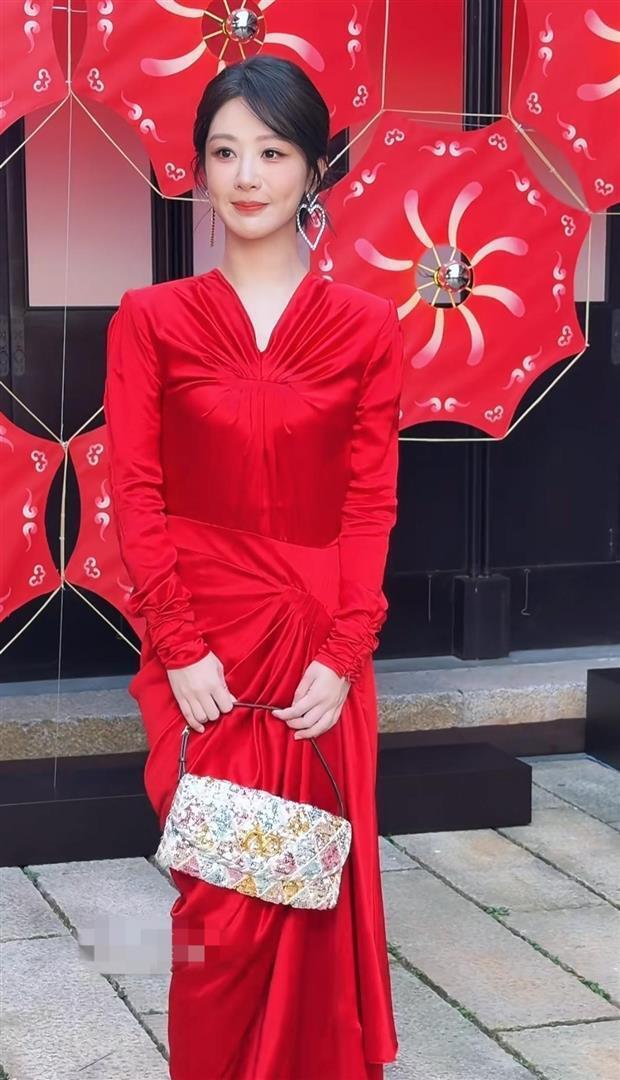 徐帆给杨紫先容犬子 红毯和顺技艺