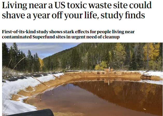 毒害环境 美国还有多少事没说清？
