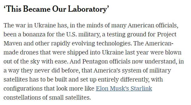 美军已把乌克兰战场当成试验场 打造未来战争模板