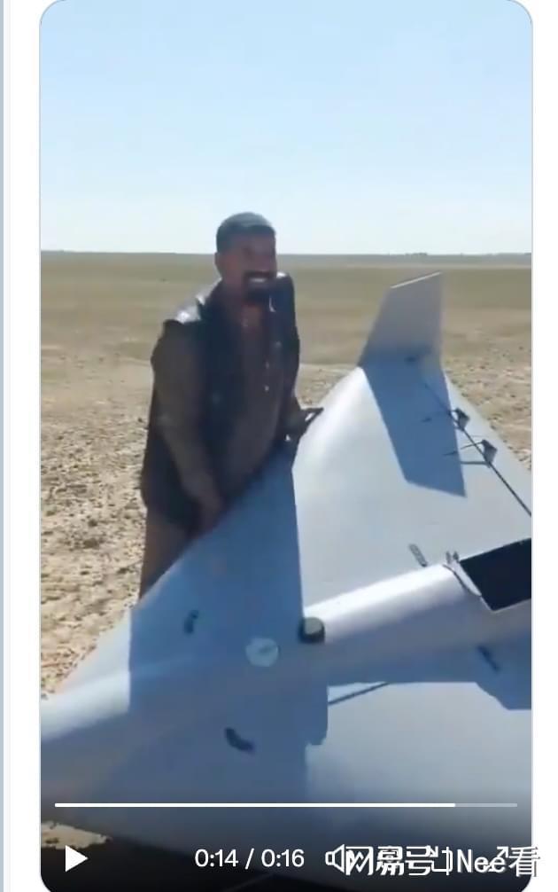 伊拉克居民捡到完整美国无人机 该型无人机单价约3.5万美元