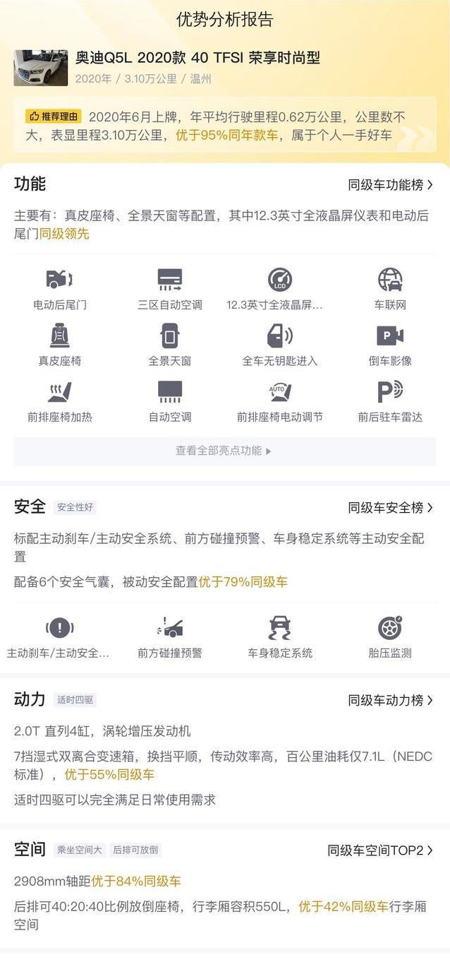 3万公里奥迪Q5L一手车，40万豪车跌到17万，值不值得入手？
