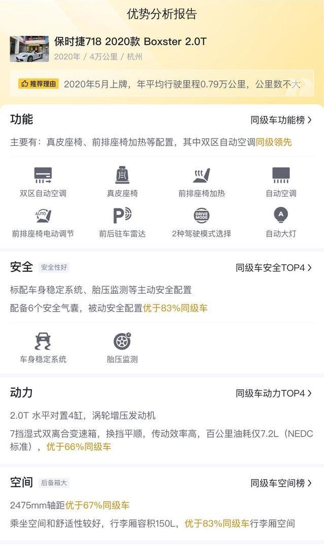 37.8万入手保时捷718，4万公里车况佳，值不值？