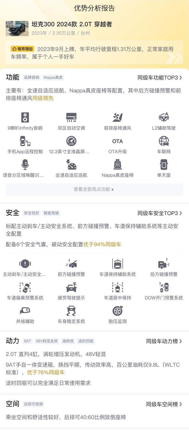 15万买坦克300穿越者，准新车省10万，真能圆越野梦？
