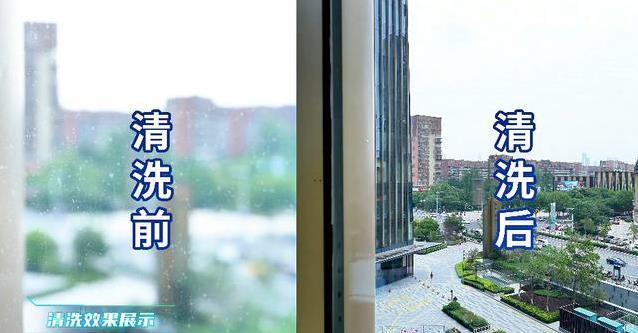 无人机90米高空洗大楼，效率翻倍，金鹰世界咋做到的？