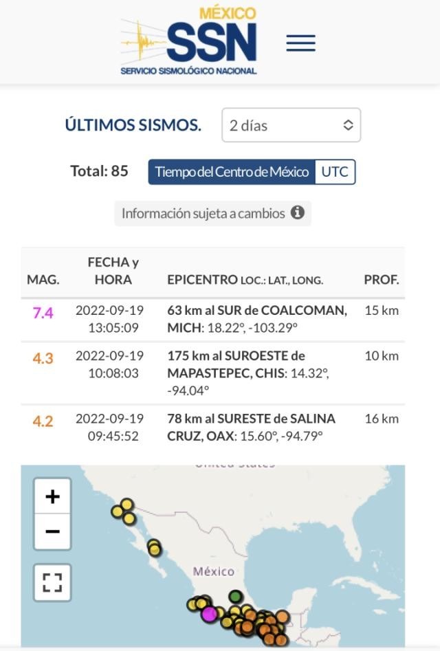 墨西哥发生7.7级地震 建筑剧烈摇晃