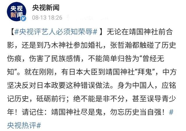 央视对张事件的评论:作为一个中国人 不能明辨是非