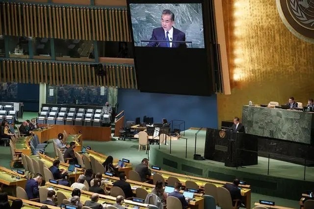 国务委员兼外长王毅出席联合国大会一般性辩论并发表演讲