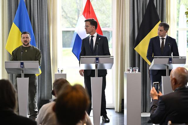 乌克兰总统突访荷兰 泽连斯基：乌克兰是“现实的”，知道“战争期间无法入约”