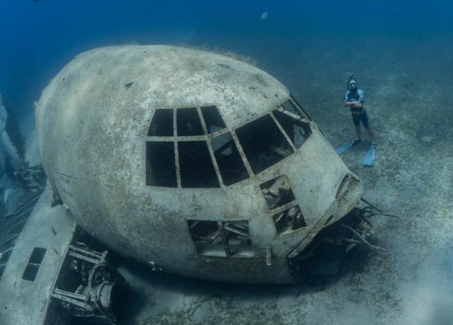 海底发现马航mh370?这是照片? 印度洋岛屿上发现了疑似该客机的残骸?
