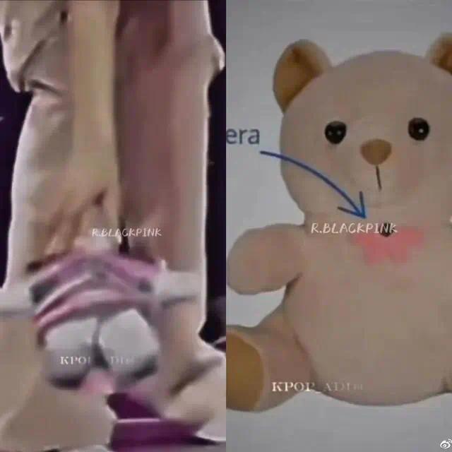 女团演唱会被扔上台的玩偶有摄像头！Lisa礼貌扔回