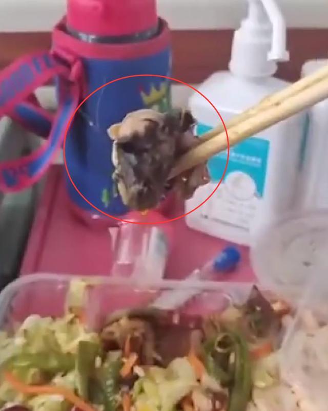 医院食堂吃出老鼠头后续 确认是老鼠头网友：赚钱没底线