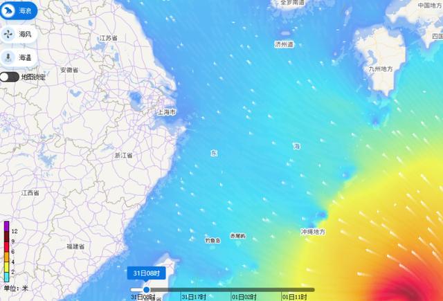 台风卡努直扑浙江 近海将有10米狂浪 强度逐渐增强