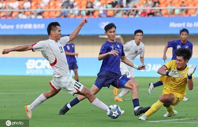 亚运朝鲜男足2-0中国台北 重返国际体育舞台后赢得胜利