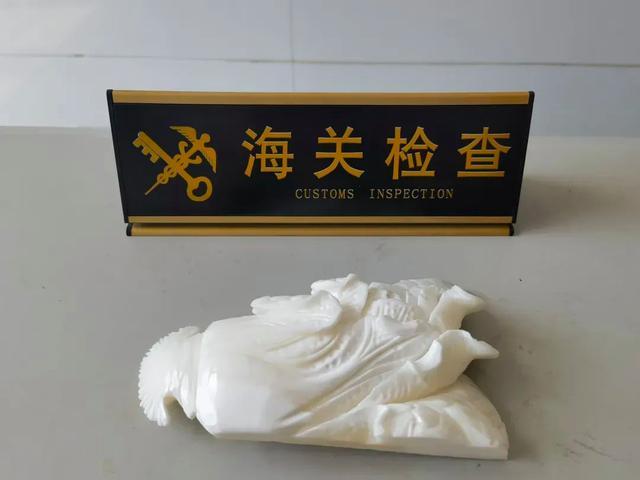 海关查获一颗“大白菜”为砗磲制品，砗磲是国家一级保护野生动物