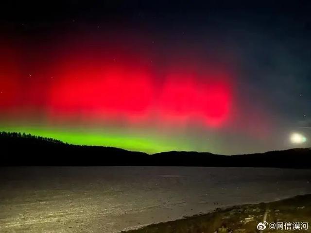 罕见！北方多地网友拍到极光 中国气象局发布大地磁暴预警