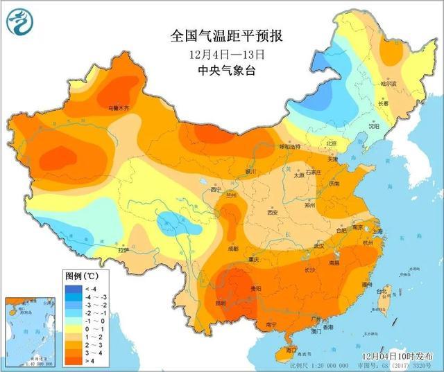 未来十天将有两股冷空气来袭 南方地区有降雨过程
