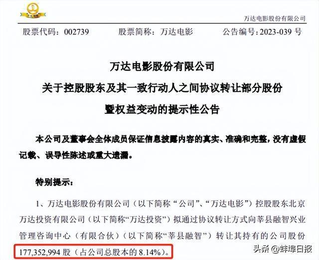 王健林退出中国儒意控股有限公司 股权重组与业务交接