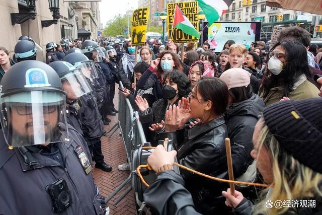 反犹抗议在美国大学蔓延，哥大、哈佛大批学生被捕