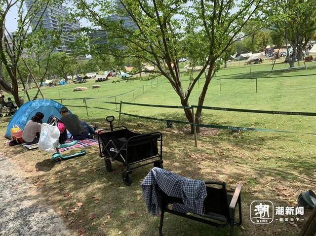 五一时期杭州附进露营预定依旧火爆 假期失业新趋势