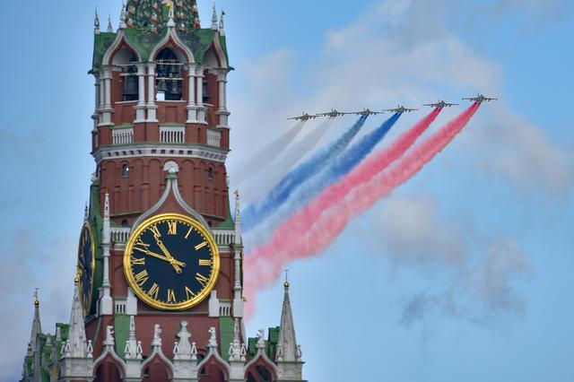 莫斯科举行胜利日阅兵式彩排