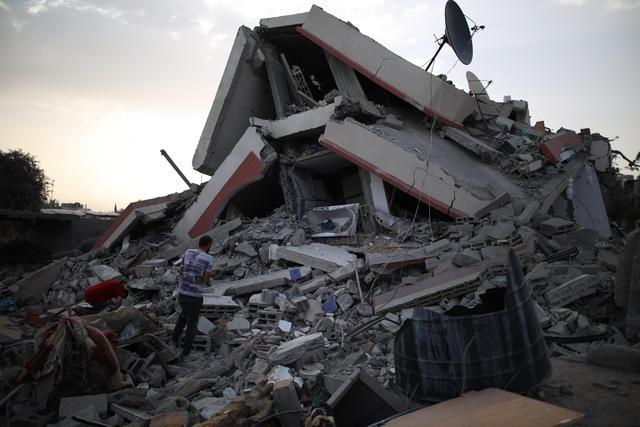遭以军轰炸7个月后的加沙现状 废墟中的生活困境