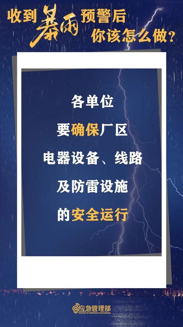 收到暴雨预警后该怎么做 防范城市内涝、山洪