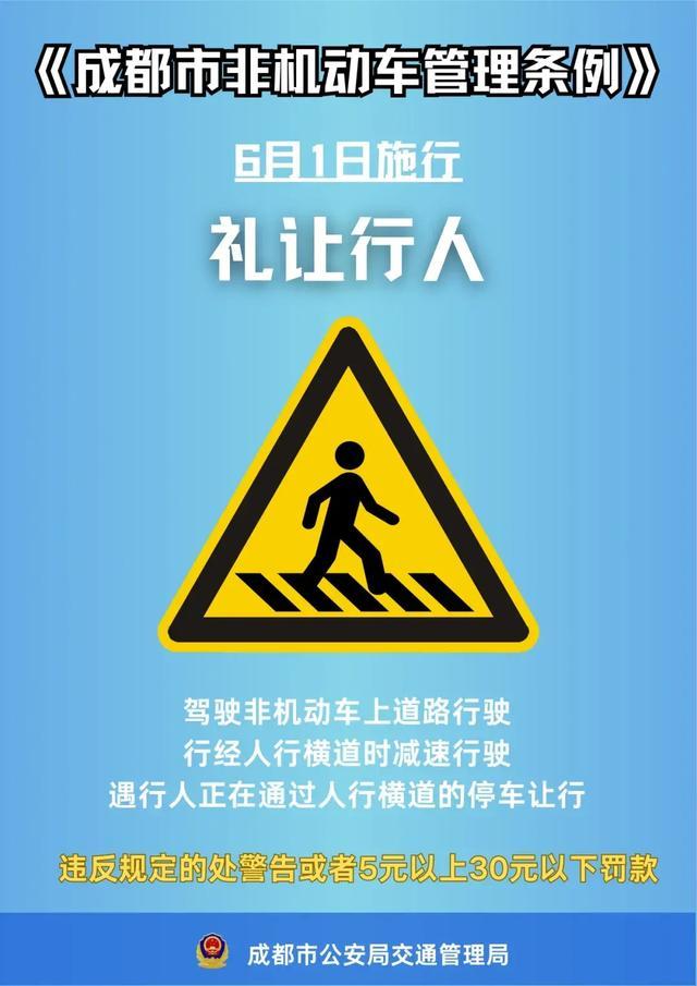 成都下月起实施！骑车耍手机、逆行......要罚款！共创安全文明出行