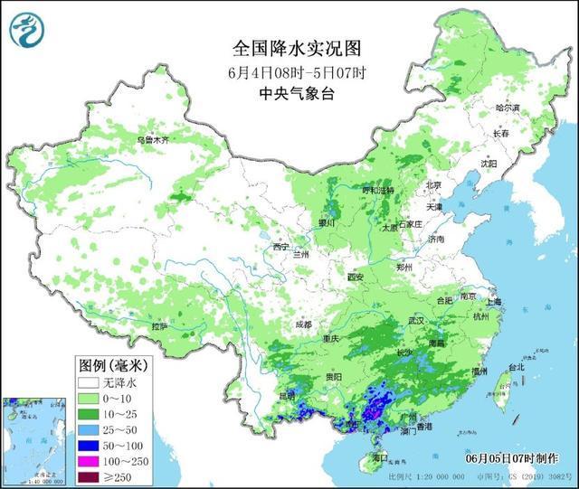 中央气象台：暴雨仍滞留广西广东