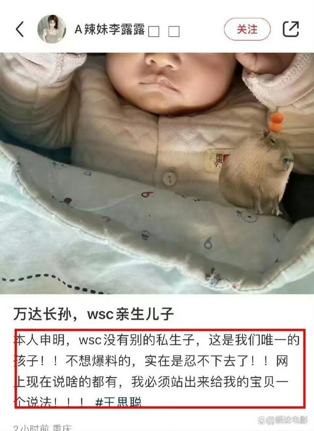 热闹的父亲节，又一个曝为王思聪生孩子？他懒理带美女国外游玩 私生子疑云再起