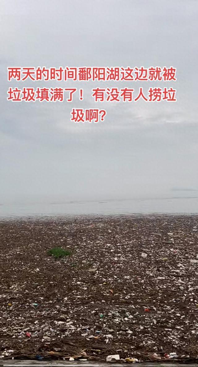 官方回应鄱阳湖湖面被垃圾填满