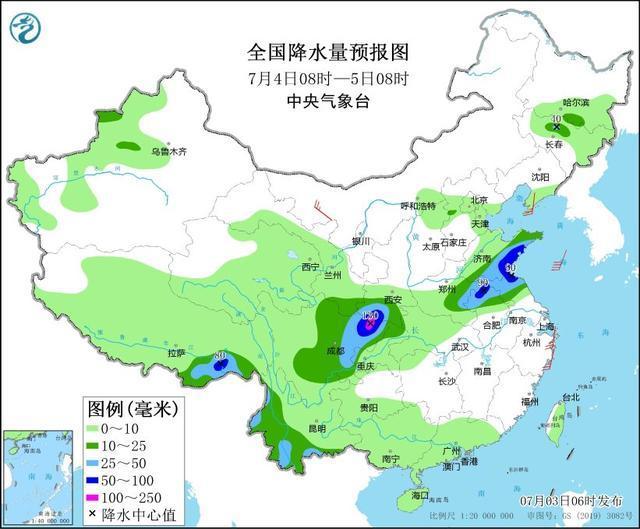 河南山东苏皖北部将有较强降雨 多地需警惕次生灾害
