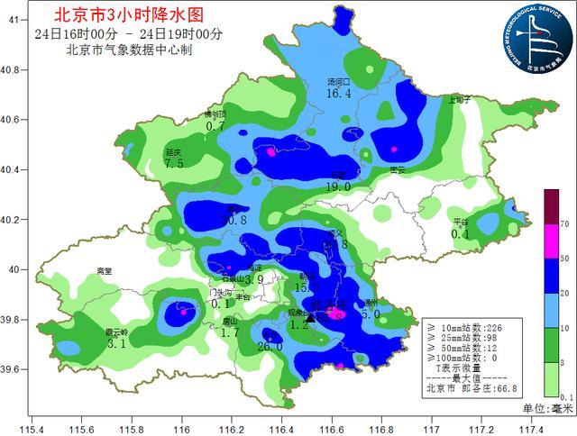 北京都哪些地方下雨了？本次降雨有间歇性