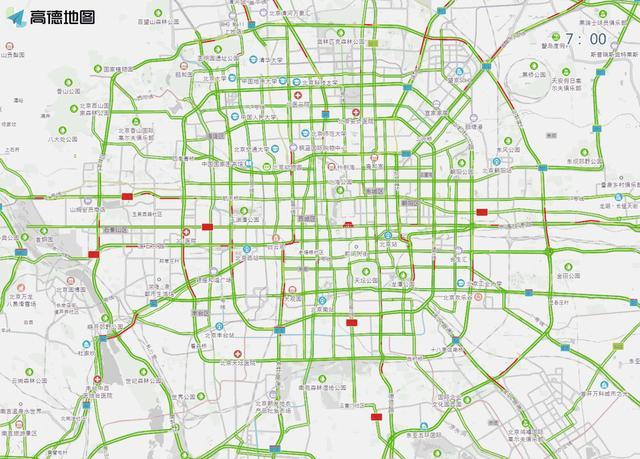 北京交通预报：旅游热点区域交通压力持续，周末活动致道路繁忙