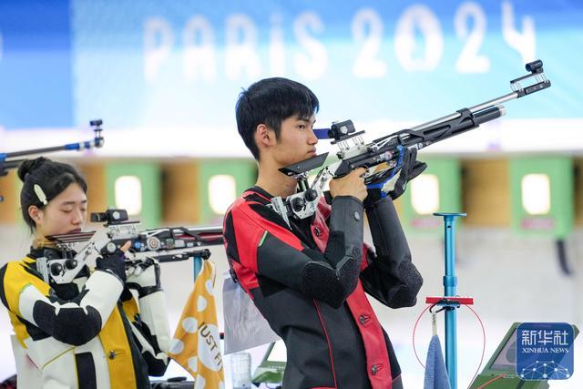 巴黎奥运会中国射击队赛前训练 众将蓄势待发