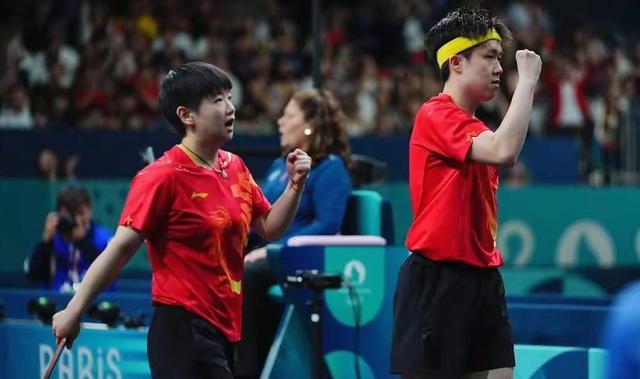 中国队黄牌 裁判警告背后，莎头组合勇夺乒乓球混双金牌