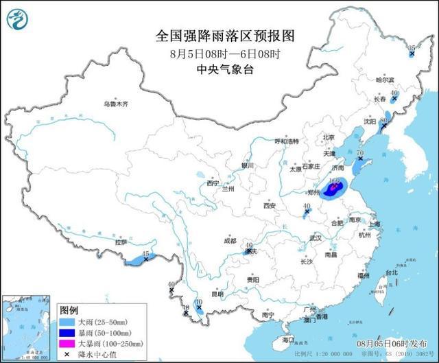 黄淮和东北地区有较强降雨