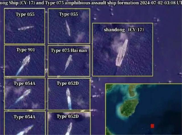 台媒关注山东舰与055 075协同演练 航母战斗群实力升级