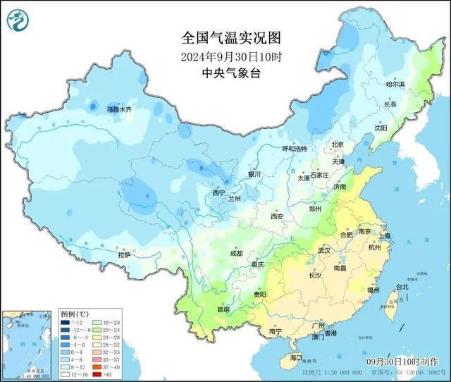 最低仅12℃！浙江35条大风预警连发 国庆期间迎大风降温双重挑战