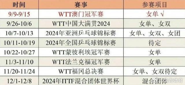 孙颖莎不到三个月时间里打了29场比赛 赛程紧凑，成绩亮眼