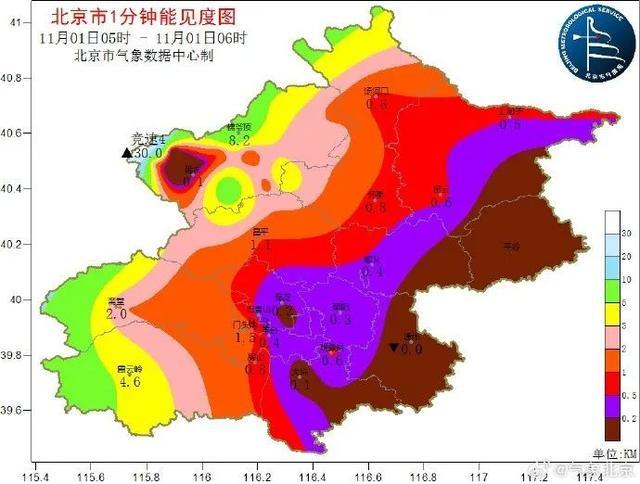 北京：两区大雾橙色预警中!驾车注意安全,尽量乘坐公共交通出行