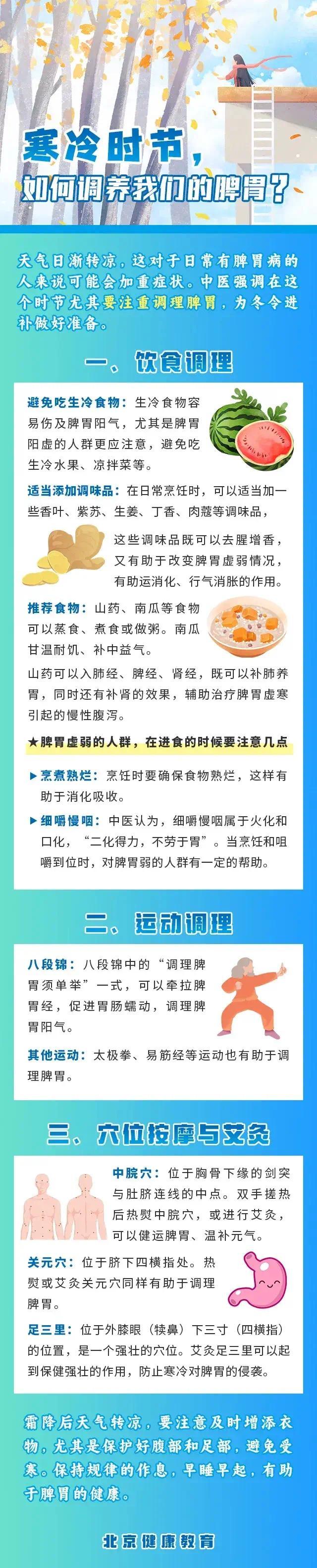 寒冷易对胃肠道产生不利影响，此时该如何调养我们的脾胃？