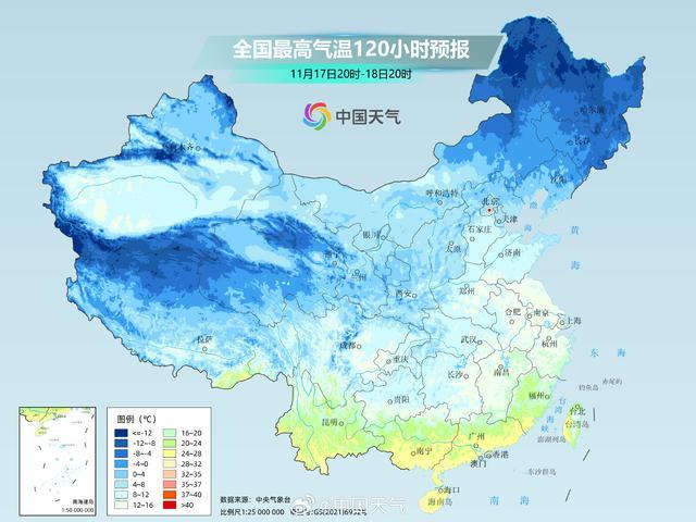 冷空气发货！降温预报图冻到发紫了 强冷空气将至气温骤降