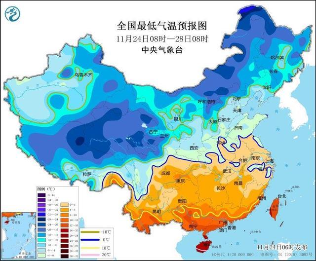 今年下半年首场寒潮来袭 全国大范围降温