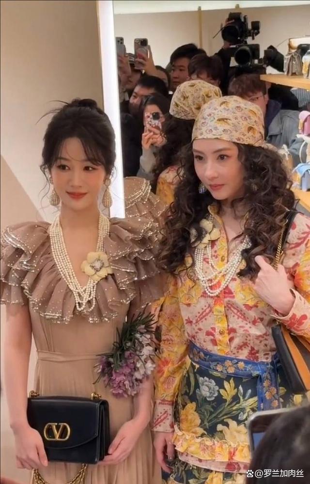 张柏芝杨紫同框合照 展现不同美丽与魅力