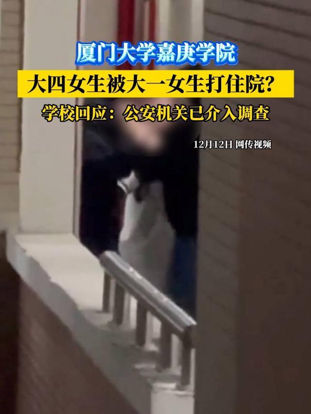 学校回应厦门大学女生打架