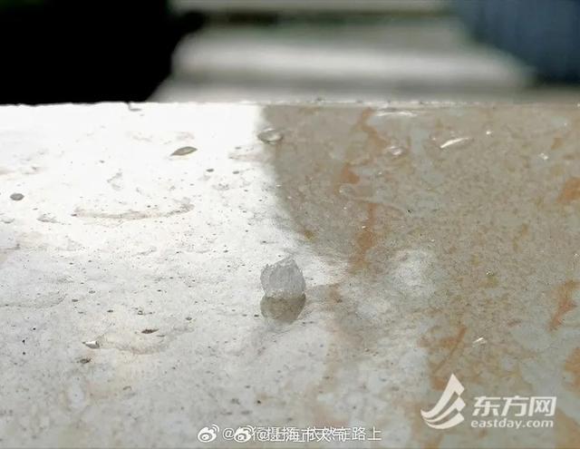 上海下雪了？市气象局回应 实为冰粒和霰粒子