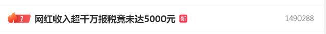 500万粉丝网红偷税121万