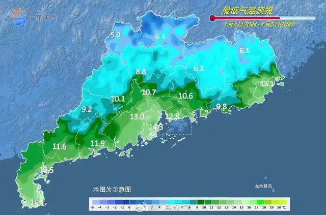 一股股弱冷空气将吹到广东 未来一周气温下降